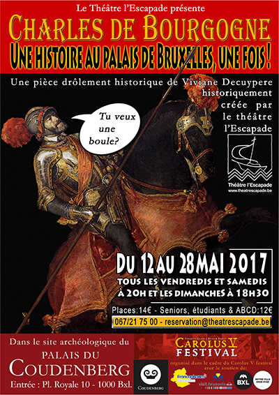 Affiche Charles de Bourgogne de Viviane Decuypere