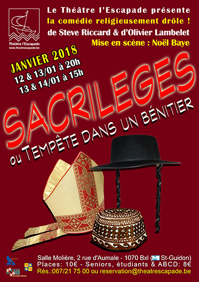 Affiche Sacrilèges de Lambelet et Riccard