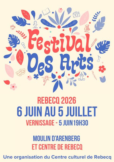 Affiche Festival des Arts de Rebecq 2026